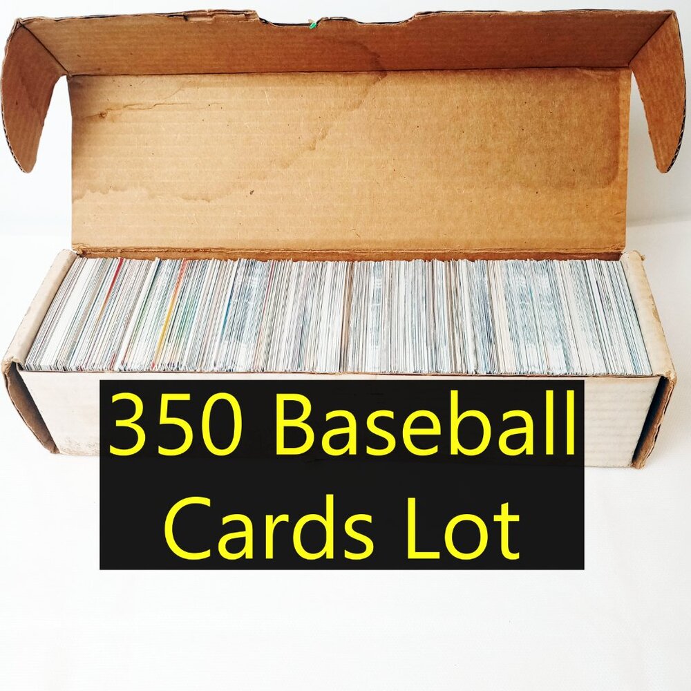 Baseball Cards Pack Box Set Lot of 350